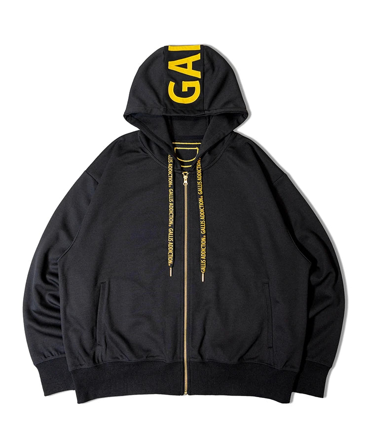 GA BACK-LOGO ZIP HOODIE