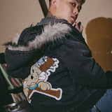 GALFY/ガルフィー 犬デニデニパーカー