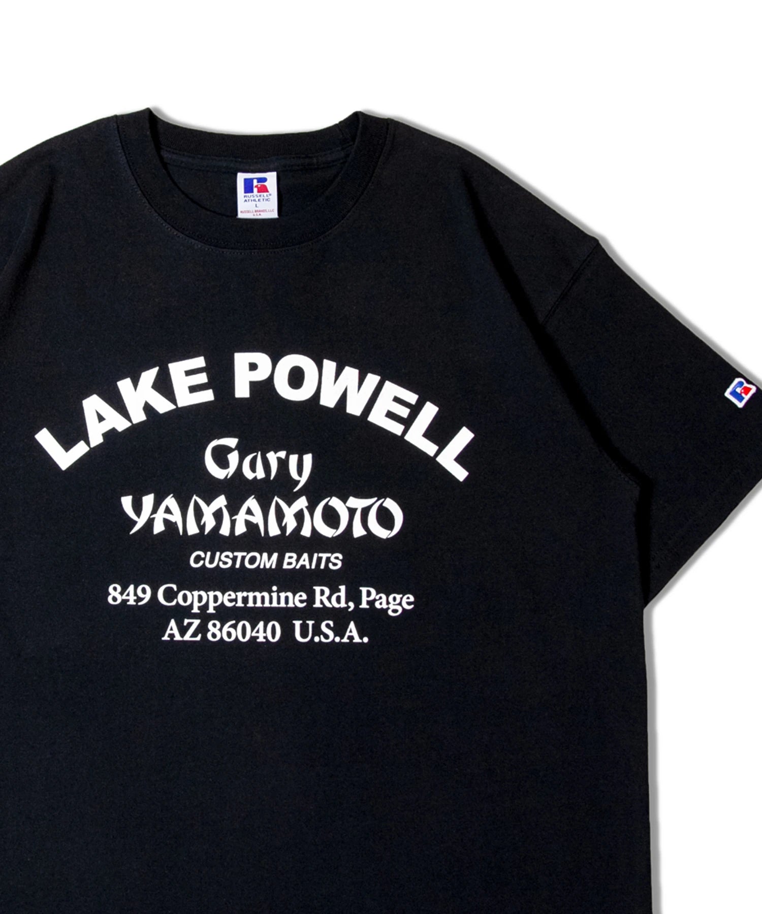 RUSSELLxGary LAKE POWELL Heavy Cotton Jersey S/S T