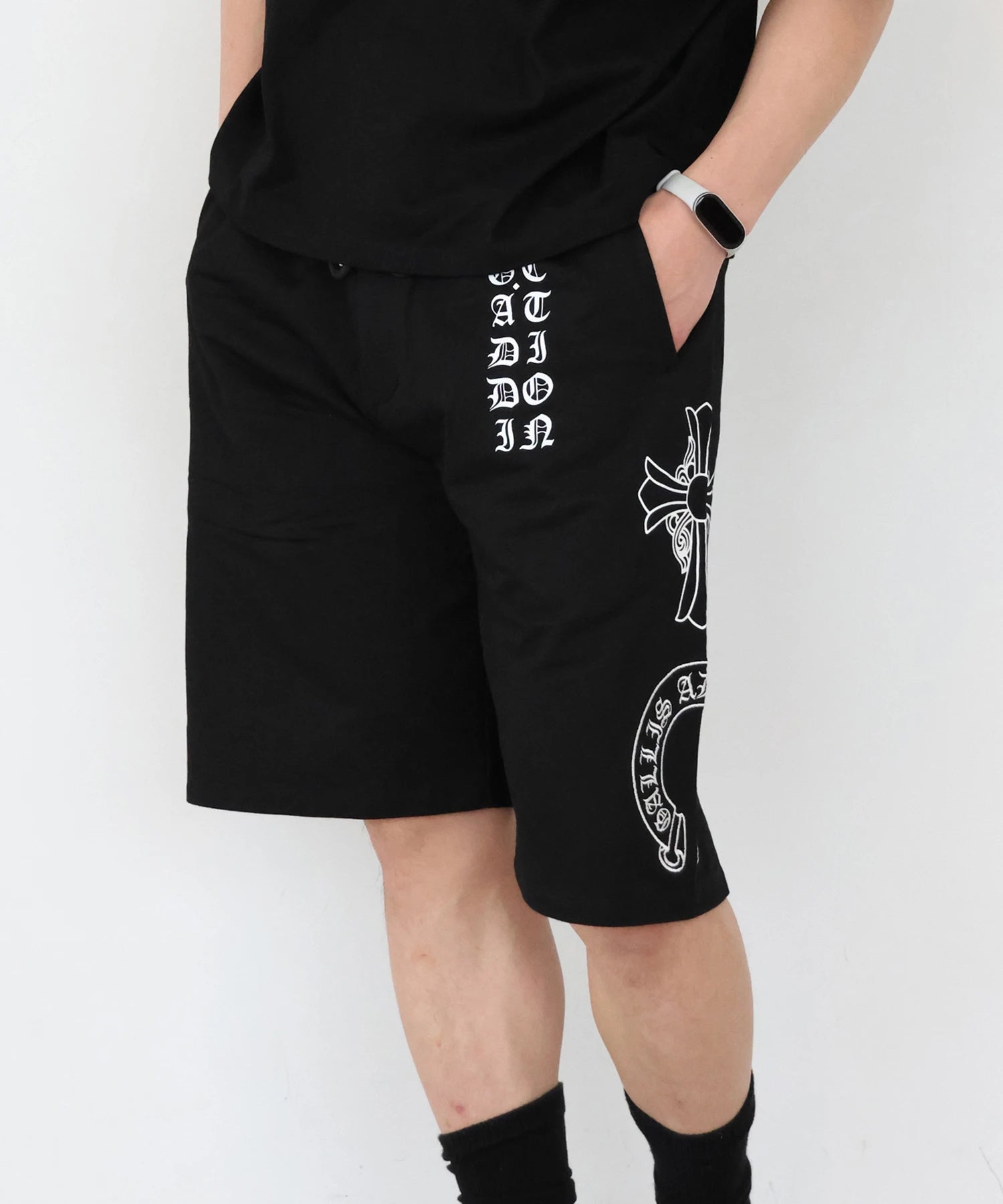 GA Color 刺繍&Print Shorts