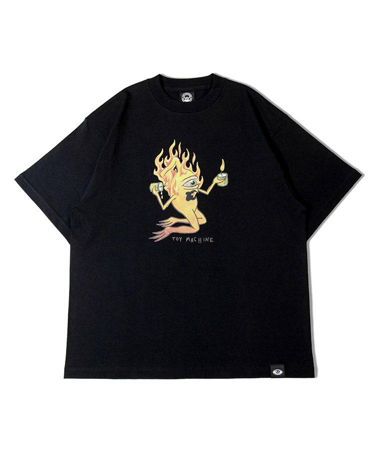 TOYMACHINE HEAVY WEIGHT PF CANDLE SECT ON FIRE SS TEE