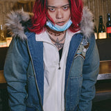 GALFY/ガルフィー 犬デニデニパーカー
