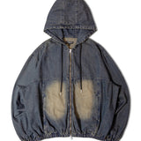 JE PROCESSING DENIM HOOD JACKET
