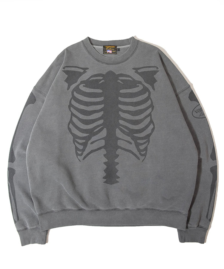 Vanson/RITZ Bone Crew Neck