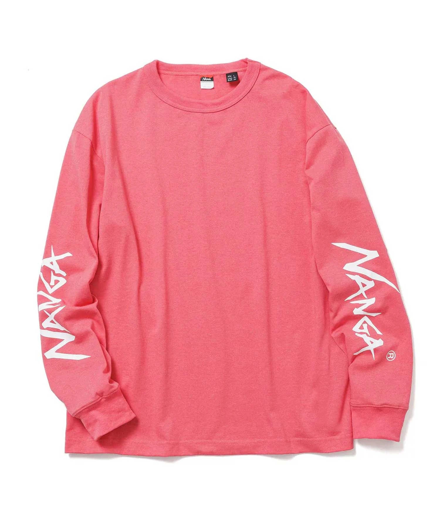 NANGA ECO HYBRID SLV LOGO L/S TEE