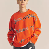 GA JQ-FLOWER＆LOGO KNIT
