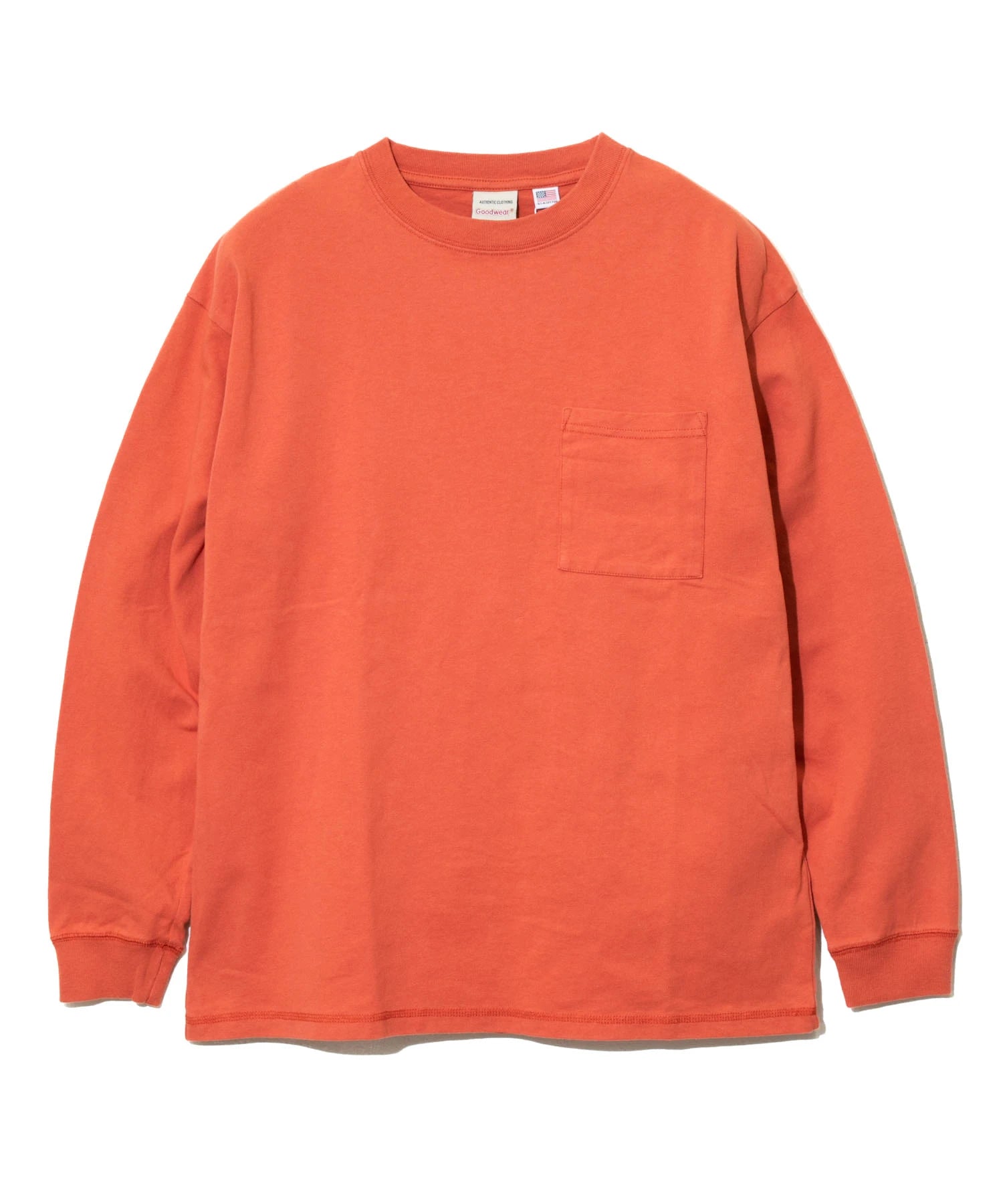 Good wear 袖リブ ポケット付き L/S BIG TEE