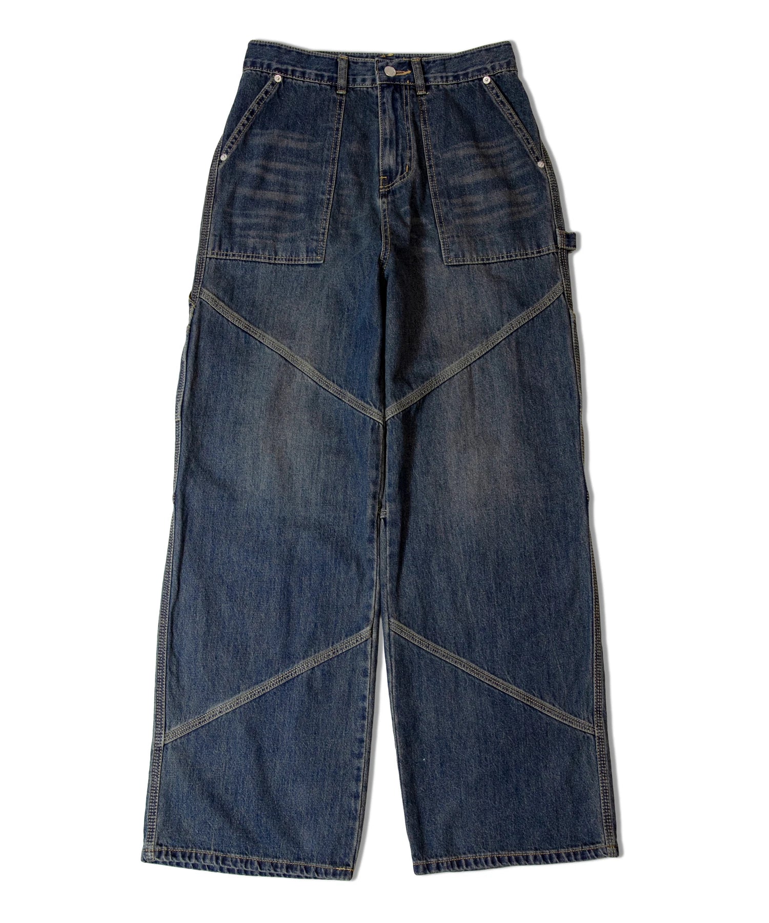 CPGN STUDIO-Oblique incision Carpenter Pants