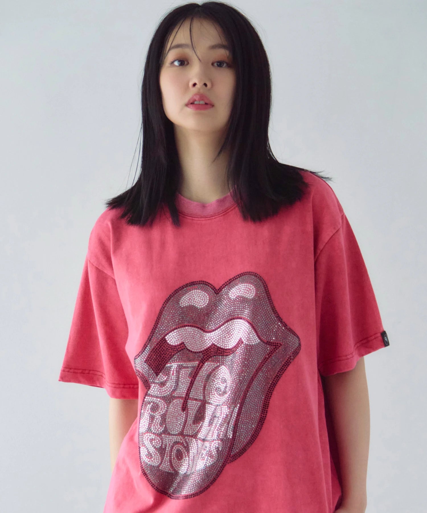 B-TRS-Lips&Tongue ラインストーン-SSTEE