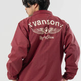 vanson/バンソン ロゴ・ナイロン コーチJKT