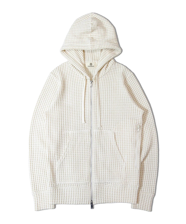 Seagreen ONI WAFFLE HOODIE