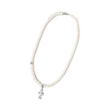 GA Pearl Cross Top Necklace