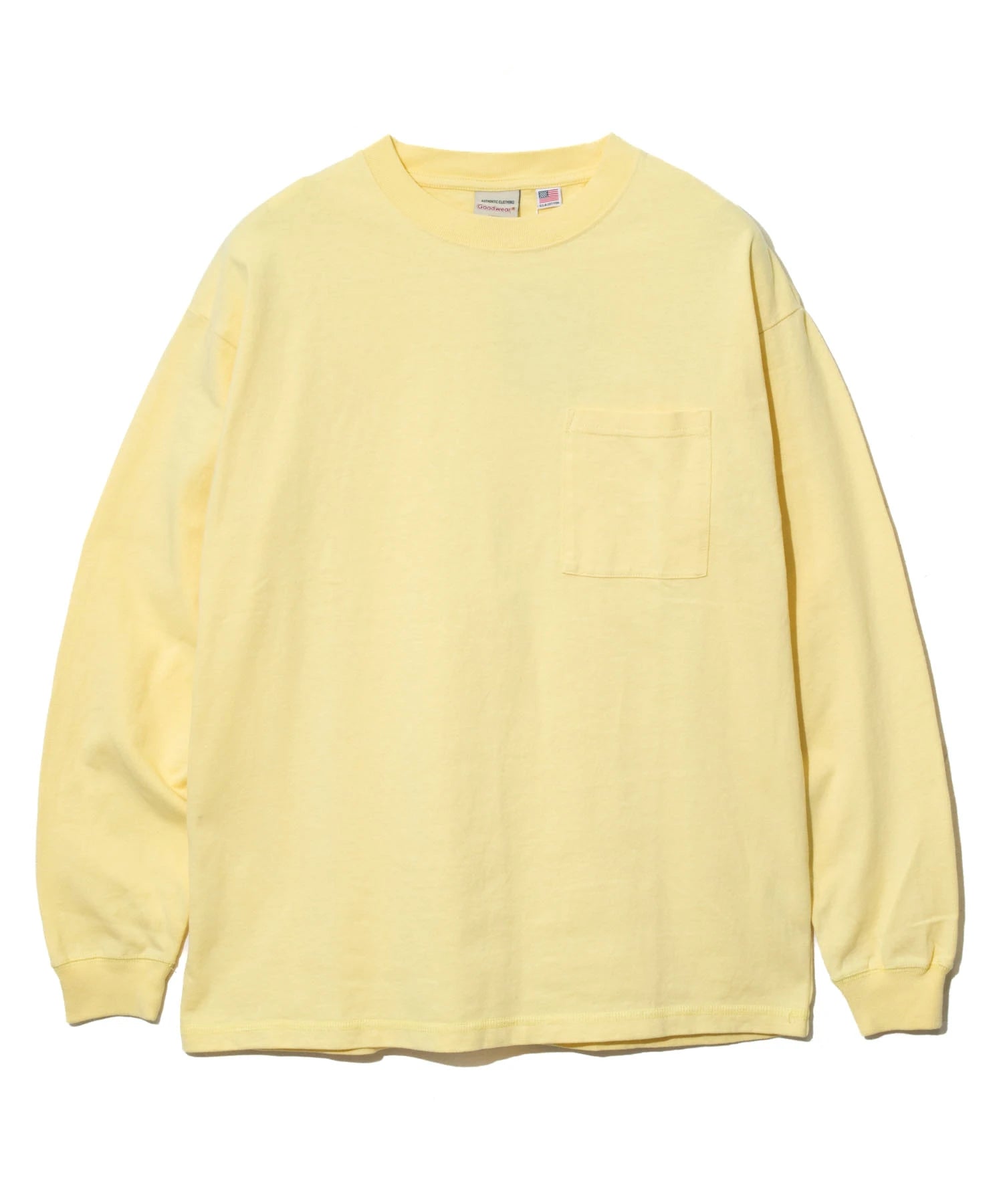 Good wear 袖リブ ポケット付き L/S BIG TEE