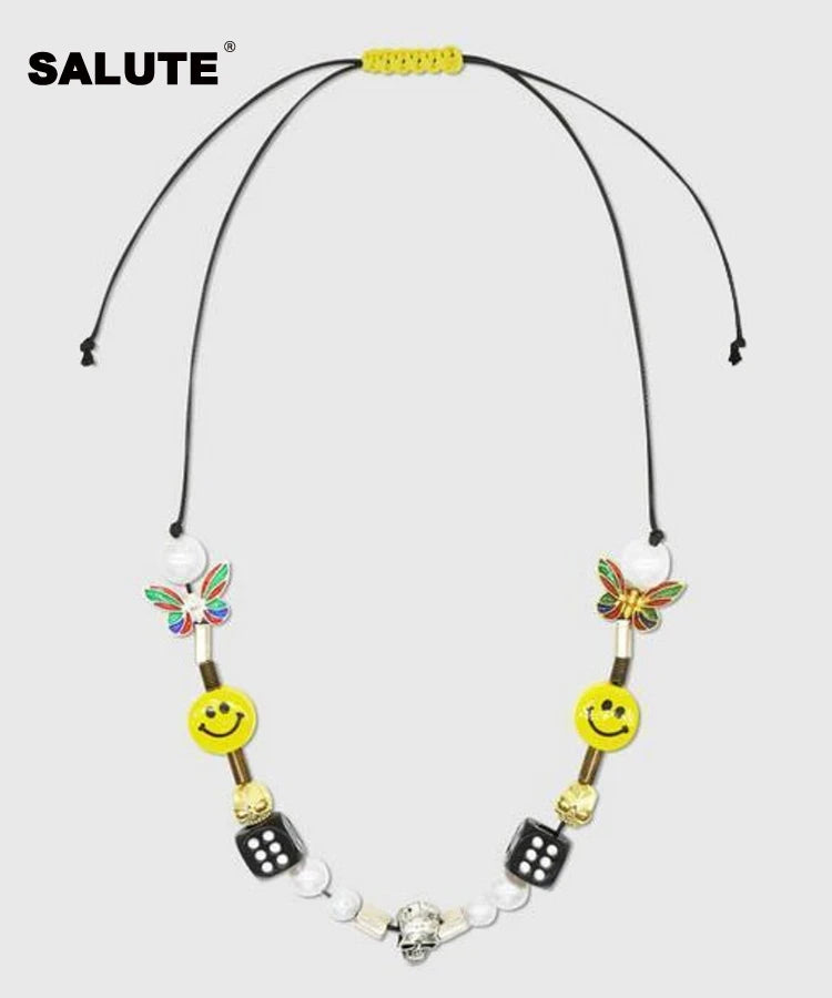 EvaeMob+SALUTE　Smily Pearl-NECKLACE/エバーモブ＋サルーテ ネックレス