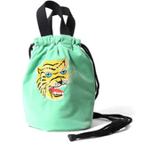 HOUSTON VELVETEEN EFFECT BAG TIGER