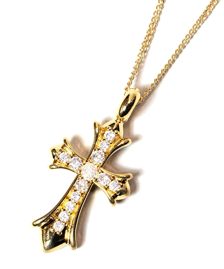 GA MEDIUM-CROSS NECKLACE