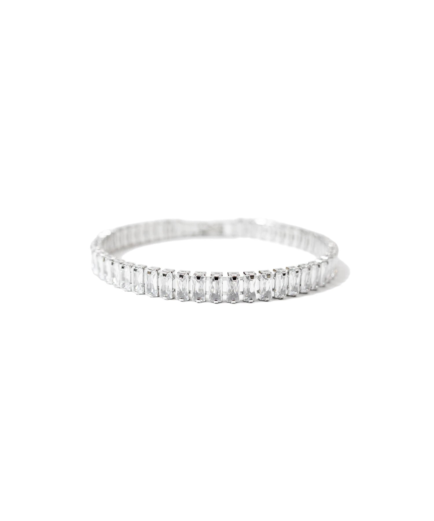 GA  Narrow StoneTennis Chain Bracelet