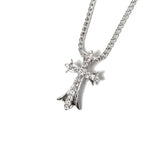 GA Cross-Stone Top Necklace