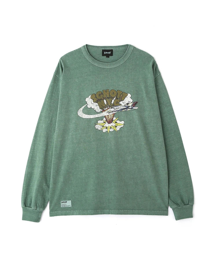 SCHOTT-AIRPLAIN LS T-SHIRT