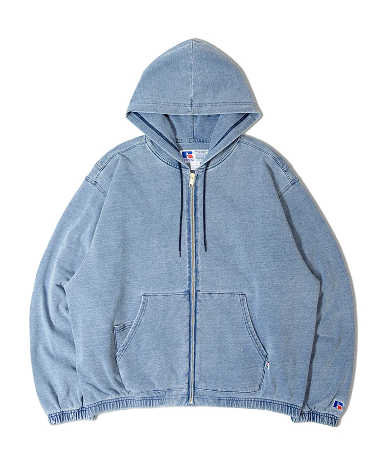 RUSSELL DENIM SWEAT ZIP-UP HOODIE