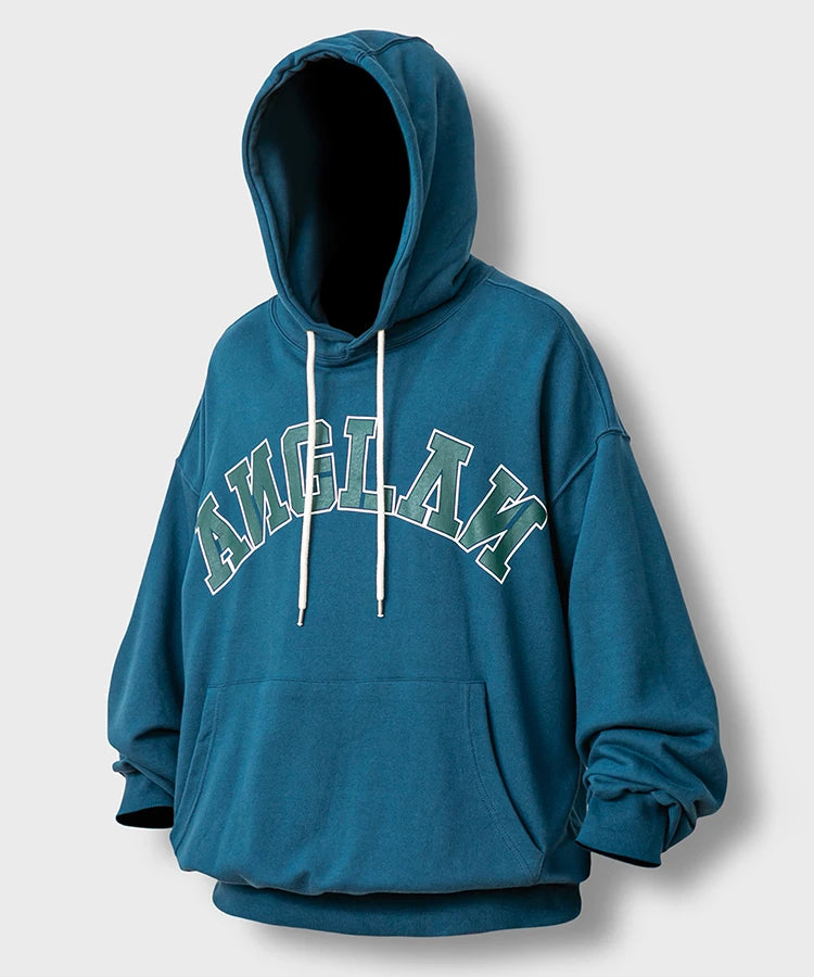 ANGLAN-Big Arch Logo Hoodie/アングラン ビッグ アーチ ロゴ パーカー