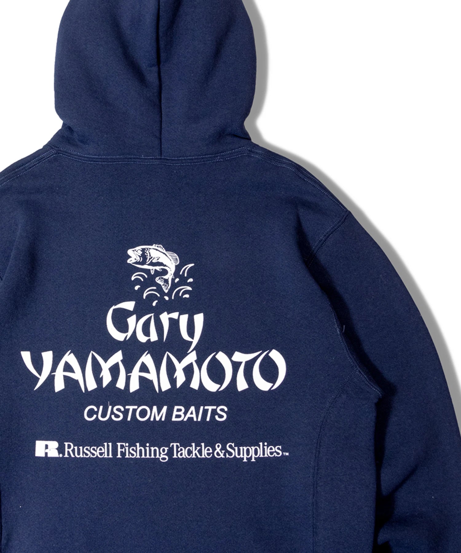 RUSSELLxGARY YAMAMOTO BACK LOGO HOODIE