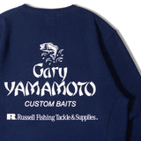 RUSSELLxGARY YAMAMOTO BACK LOGO CREW SHIRT