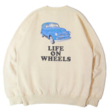 SCHOTT-LIFE ON WHEELS CREW　SWEAT