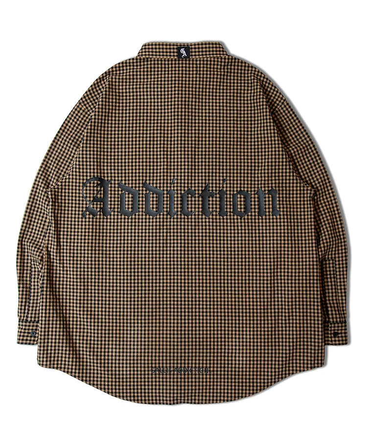 GA GINGHAM-CHECK SHIRT