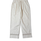 JE-LINEN 刺繍 RACE TAPE LINE PANTS