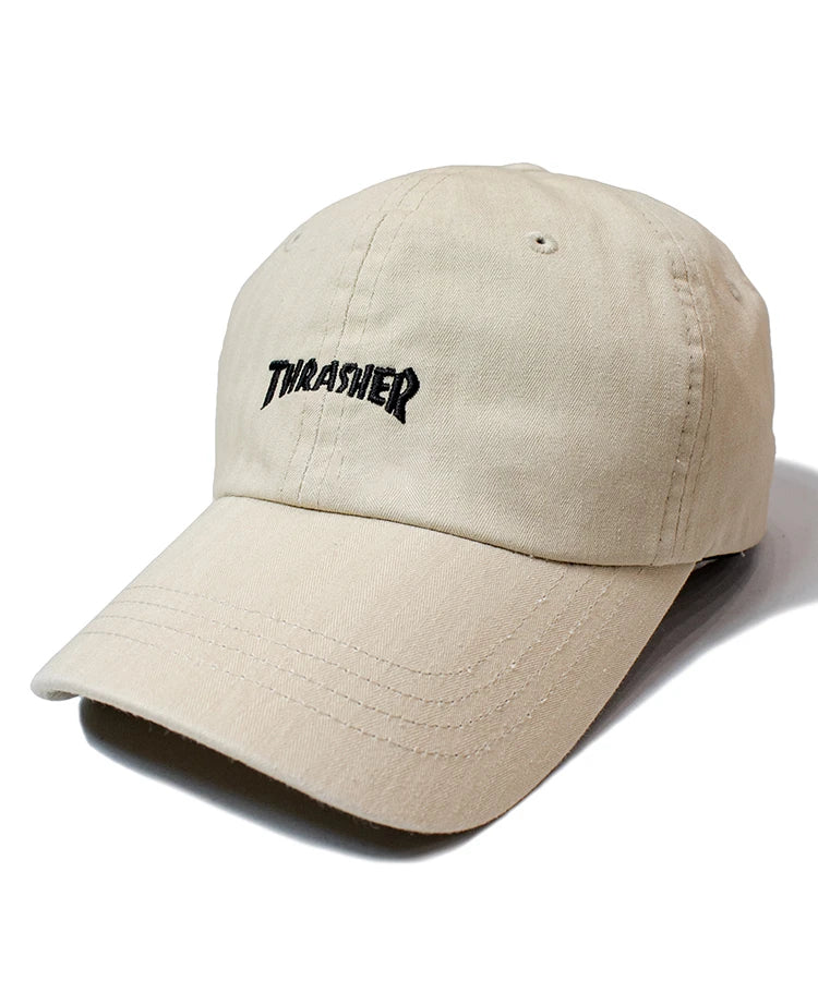 THRASHER MAG LOGO ﾍﾘﾝﾎﾞｰﾝｺｯﾄﾝ 6P CAP