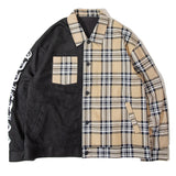 GA CHECK＆SUEDE SEPARATE SHIRTJKT
