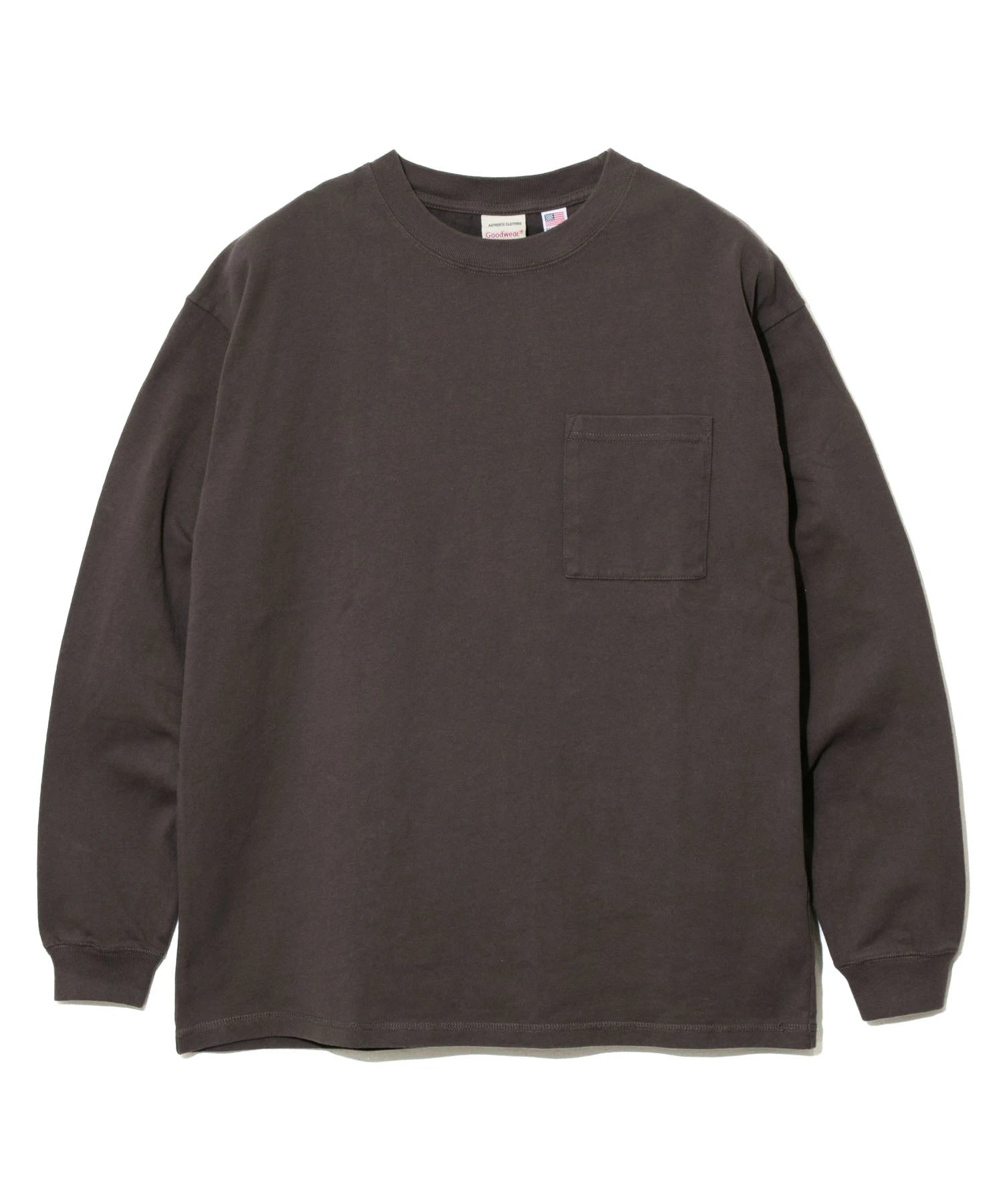 Good wear 袖リブ ポケット付き L/S BIG TEE