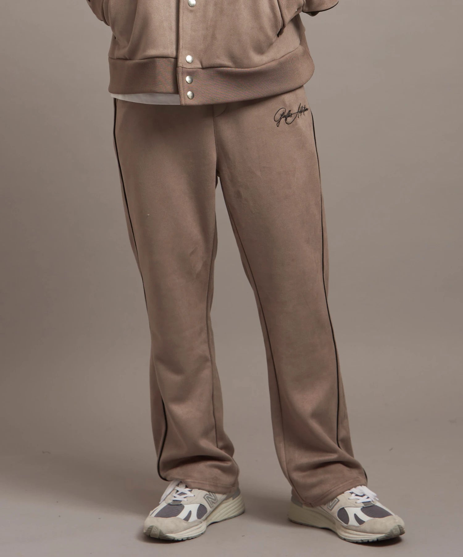 GA SUEDE-TRACK PANTS