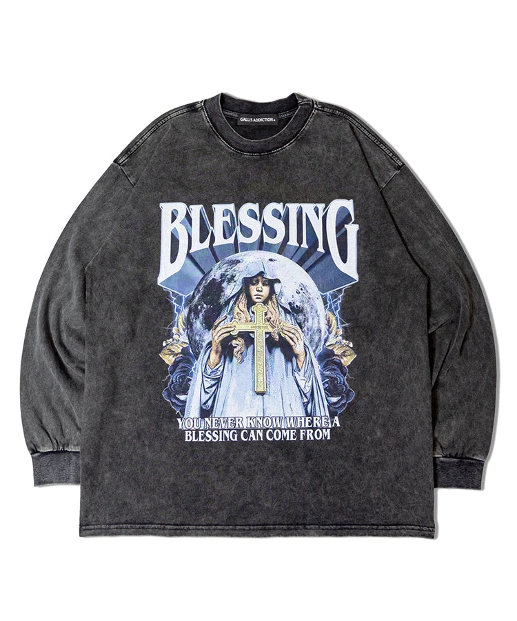 GA PIGMENT-GOD LS TEE