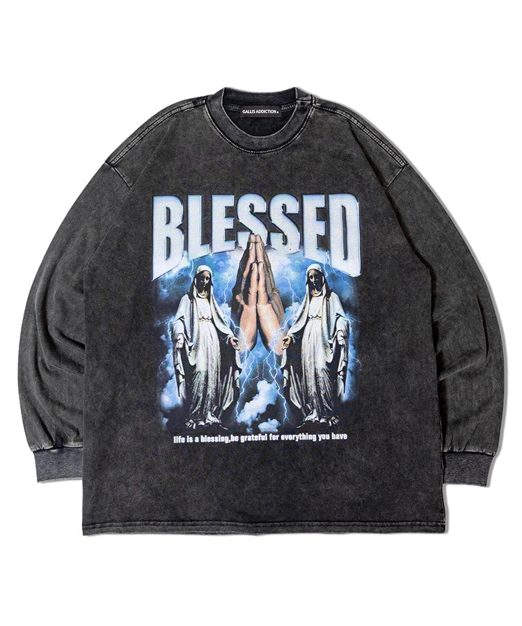 GA PIGMENT-GOD LS TEE