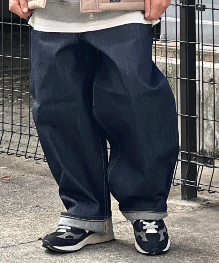Lee SUPERSIZED STRAIGHT/スーパーサイズド デニムパンツ