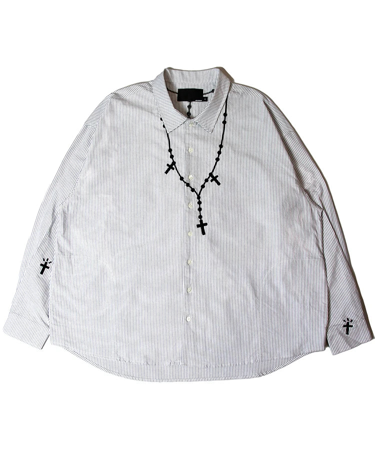 JE-ロザリオ刺繍 LS SHIRT