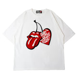 TRS CHERRY＆TONGUE BIG SS TEE