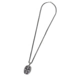 GA Oval Cross Necklace