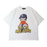 GA×BETTY-FRONT SITイラスト TEE