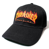 THRASHER FLAME LOGO 6P CAP