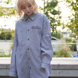 GA GINGHAM-CHECK SHIRT