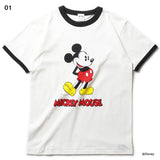 HOUSTON- MICKEY PRINT　RINGER　S/S TEE
