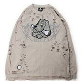 GALFY/ガルフィー 犬ダメージロンTee