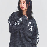 GA SHINY OE-LOGO KNIT