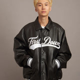 FIRST DOWN USA限定 PU Varsity JKT