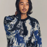 JE スプラッシュジャガードクルーニット