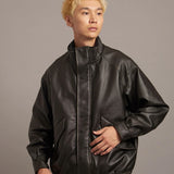 JE- ヴィ-ガンレザー・ STAND BLOUSON