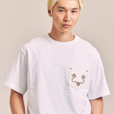 SCHOTT-DEER STUDS T-SHIRT FLOWER